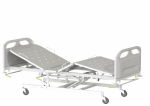 Кровать медицинская функциональная трёхсекционная КМФТ145-«МСК», с Тренделенбургом и регулировками секций на пневмопружинах (код МСК-4145)
